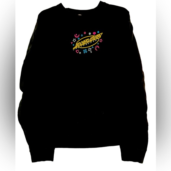 Santa Cruz Skateboards Other - Santa Cruz Skateboard Black Crewneck Sweatshirt (M)